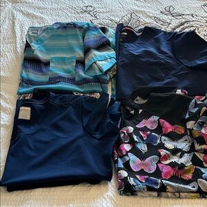Colorful Scrub Tops Collection 8 total. XL